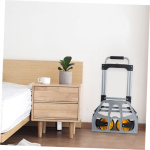 Foldable Aluminium Alloy Trolley 2 Wheel Transport Cart for Garden, Camping, Shopping - Lightweight & Portable Hand Trolley