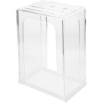 3-Piece Acrylic Kitchen Knife Rack Base Scissors Holder