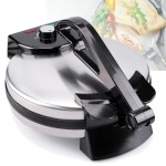 Electric Crepe Maker Machine with Non-Stick Coating, Portable Griddle Pancake Maker, Double-Sided Heating, Household Baking Pan