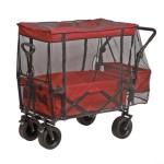Reliable Protection with Mesh Cover for Garden Trolleys, No Annoying