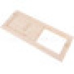 Sauna Ventilation Kit - Cedar Wood Vent Grille, Suitable for Sauna Rooms | Gable Ventilation Kit Accessory, Improves Air Circulation