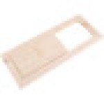 Sauna Ventilation Kit - Cedar Wood Vent Grille, Suitable for Sauna Rooms | Gable Ventilation Kit Accessory, Improves Air Circulation