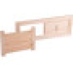 Sauna Ventilation Kit - Cedar Wood Vent Grille, Suitable for Sauna Rooms | Gable Ventilation Kit Accessory, Improves Air Circulation