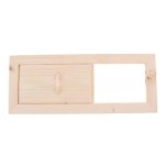 Sauna Ventilation Kit - Cedar Wood Vent Grille, Suitable for Sauna Rooms | Gable Ventilation Kit Accessory, Improves Air Circulation