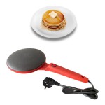 600W Electric Crepe Maker Machine — Portable Round Pancake Griddle