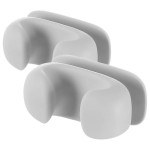 10-Piece Silicone Spoon Holder Wall-Mounted Kitchen Rack