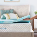 LINENSPA 2インチ メモリーフォーム マットレストッパー ジェル注入 – 圧力緩和、CertiPUR認証、冷却ジェル注入。