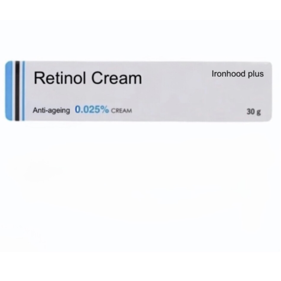 Anti-aging, reduces fine lines and wrinkles, acne treatment, 0.025%, 30g