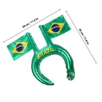 20 Inflatable Soccer Balls in Aluminum Foil