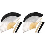 8 Pieces Folding Fans for Party
