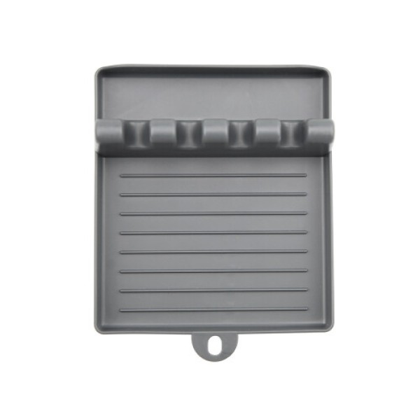 (Gray) Kitchen Utensil Holder Stand for Home Use PP Plastic