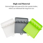 (Gray) Kitchen Utensil Holder Stand for Home Use PP Plastic