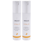 Image Vital C Hydrating Anti-Aging Serum (2-Pack) 1.7 oz - Hyaluronic Acid Moisturizing & Vitamin C to Brighten Skin Tone, Reduce Wrinkles, Unisex
