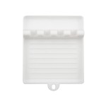 (White) Kitchen Utensil Holder Stand Desktop Spoon & Spatula Rack