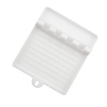 (White) Kitchen Utensil Holder Stand Desktop Spoon & Spatula Rack