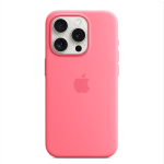 (Pink) Silicone Case for iPhone 15 Pro Max with MagSafe, 6.7-inch Sunshine Protective Back Cover