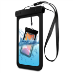 防水スマホケース 首掛けストラップ付き密閉ドライバッグ。Samsung、iPhone 11、XS Max、XR、S10 に対応。ビーチ、水泳、釣り、ハイキング、サーフィンに最適。