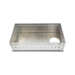 Holzkohle-Körbe Holzkohle-Feuerbox Faltbarer Sauna-Steinhalter Edelstahl Hitze Beständig Für Holzofen-Sauna S