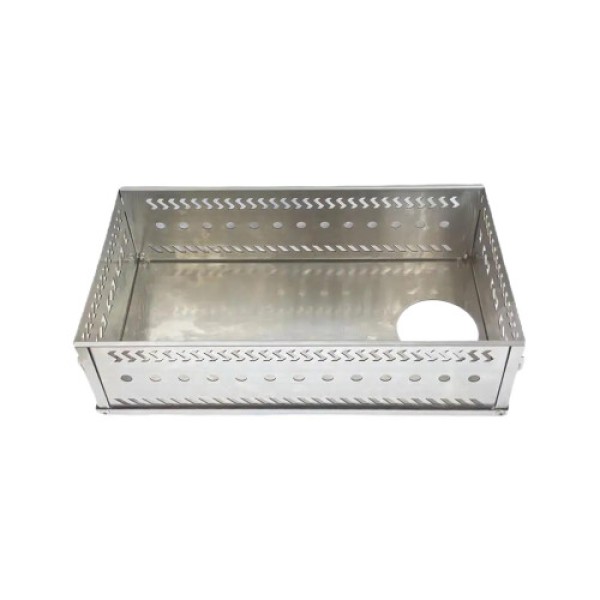 Holzkohle-Körbe Holzkohle-Feuerbox Faltbarer Sauna-Steinhalter Edelstahl Hitze Beständig Für Holzofen-Sauna S