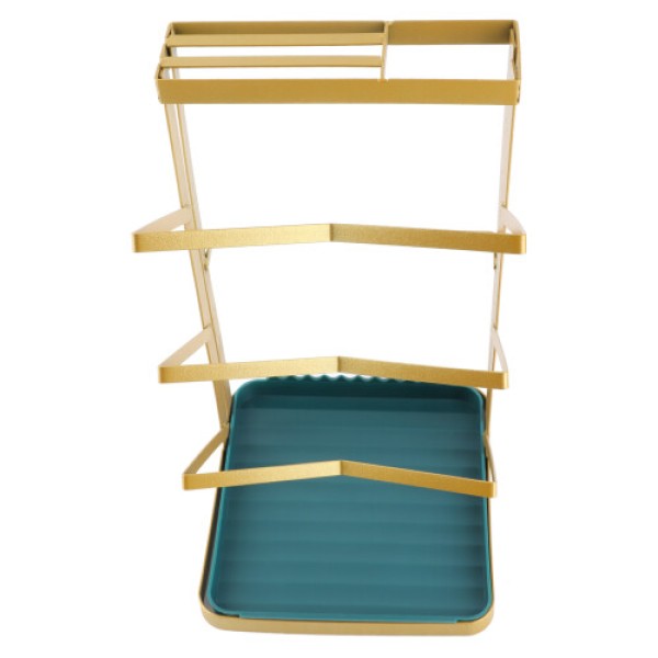 Three-Tier Lid Rack Desktop Free-Standing Cookware Organizer