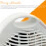Fan Heater 2KW 2000W Portable SILENT Electric White Hot & Air Upright