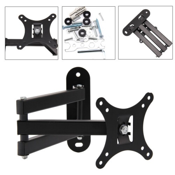 TV Wall Mount Bracket with Tilt and Rotation for GT 10/14/16/18/20"" 22"" 24"" 26"