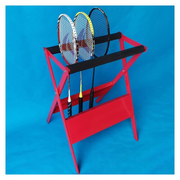 Floorstanding tennis racket rack metal badminton racket rack for home gym/ club/garage floor/school Ref: 9765