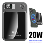 10000mAh Power Bank Wireless Magnetic Charger Battery Pack For iPhone