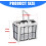 Replacement Skimmer Basket for Pool Vacuum Filtration System, Compatible with Delphinserien Brand, High-Quality Filter Basket, 25 cm Size.