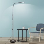 LED Floor Lamp 360° Adjustable Standing Lamp Reading Gooseneck Light