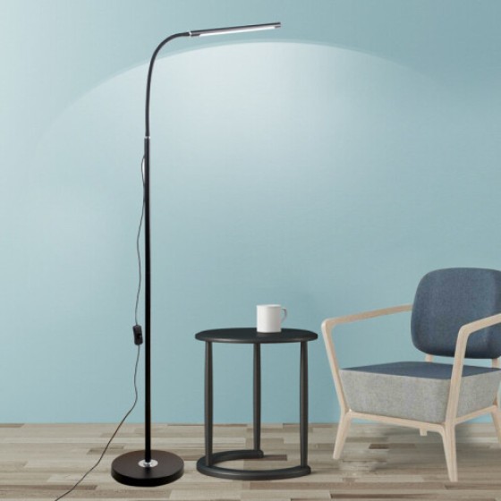 LED Floor Lamp 360° Adjustable Standing Lamp Reading Gooseneck Light