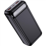 大容量50000mAh高速充電パワーバンク、USB-C、3出力2入力、LEDディスプレイ付き、iPhone・Samsung・iPad対応、旅行・キャンプ用ポータブル電源