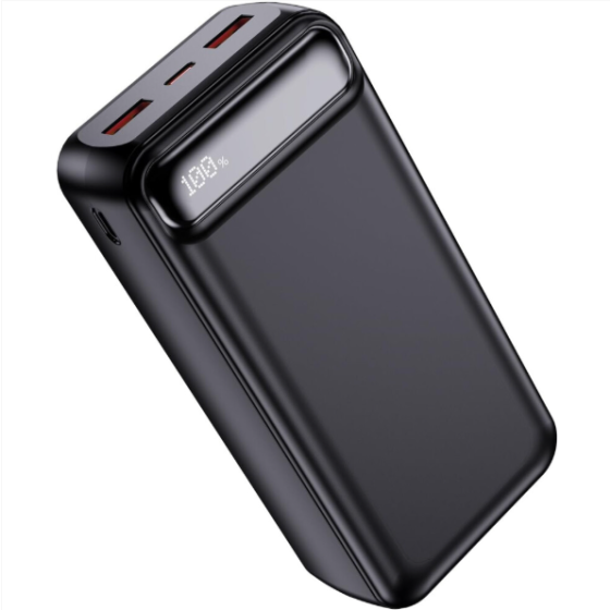 大容量50000mAh高速充電パワーバンク、USB-C、3出力2入力、LEDディスプレイ付き、iPhone・Samsung・iPad対応、旅行・キャンプ用ポータブル電源