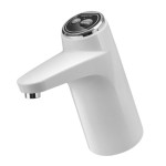 (White) Convenient USB Charging Electric Automatic Water Pump Dispenser for