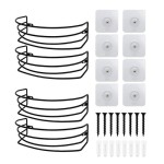 For Hat Rack For Wall And Door4pack Metal Baseball Hat Organizer
