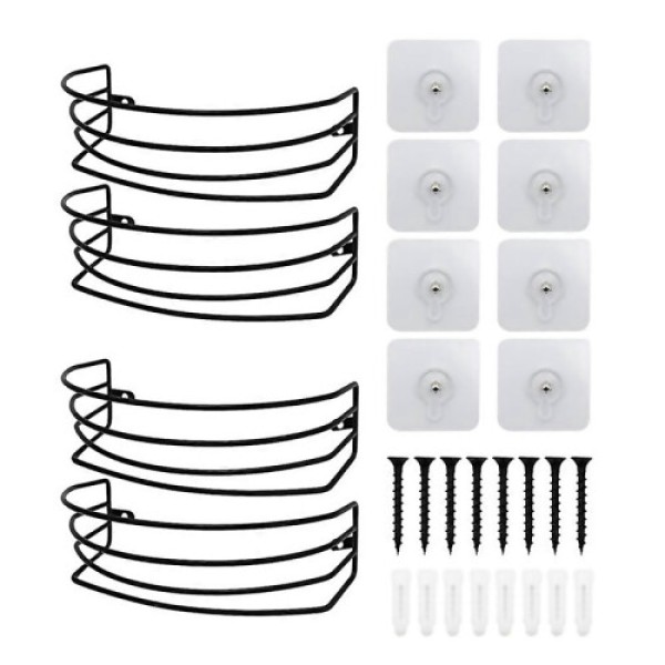 For Hat Rack For Wall And Door4pack Metal Baseball Hat Organizer