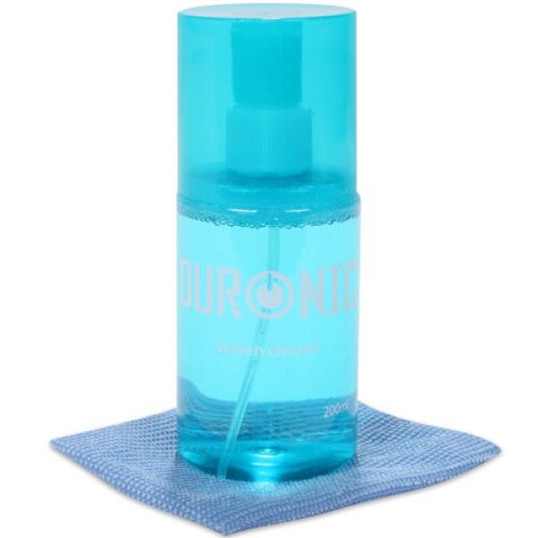 Duronic SCK101 Screen Cleaning Kit, 200ml, Suitable for LCD/TFT/LED/Plasma/OLED TVs and Computer Monitors with Cleaning Spray and Microfiber Cloth