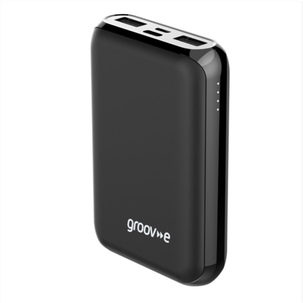 Portable Power Charger 10000mAh Powerbank - Black