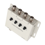 Video Amplifier 4-Channel Video Amplifier Splitter (EU Plug)