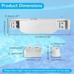 PK2JSPN AXV417WHP Pool Cleaner Replacement Part, Compatible with AXV414P Cleaner Base and AXV604WHP Front and Rear Blades.