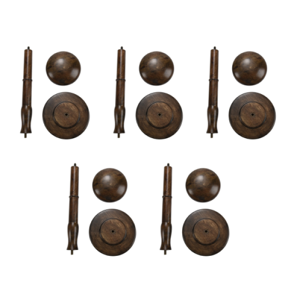 ヴィンテージ木製ハットスタンド – ウィッグホルダー兼ディスプレイスタンド