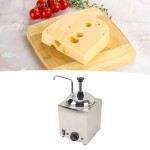 Electric Cheese Dispenser 110V Stainless Steel Adjustable Temp Hot Fudge Warmer