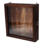 5Pcs Retro Wooden Specimen Storage Case For Dried Flowers Display