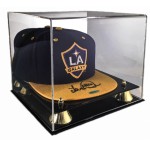 Max Protection Baseball Hat Display Case - Acrylic Box with Mirrored Back UV Protection 2-Tier Hat Organizer Hat Holder for Baseball Cap Storage an