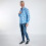 (XXXXL、ブルー) CLAUDIO LUGLI GREAT BRITAIN – 4XL – ブルー