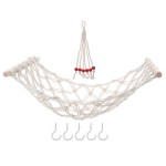 2-Piece Hanging Storage Hammock Basket