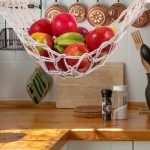 2-Piece Hanging Storage Hammock Basket