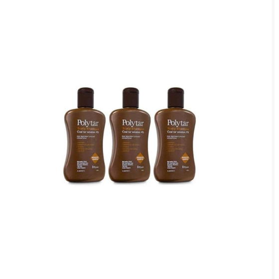 Polytar コールタール スカルプ シャンプー 150ml - 3本セット