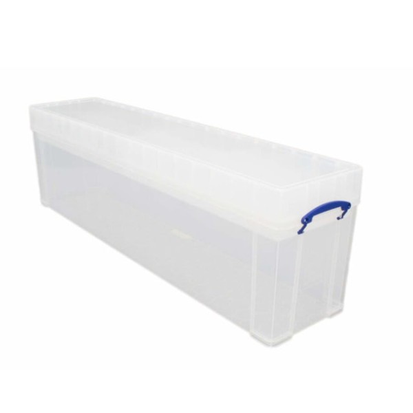 Really Useful Storage Box 77 Litre Clear