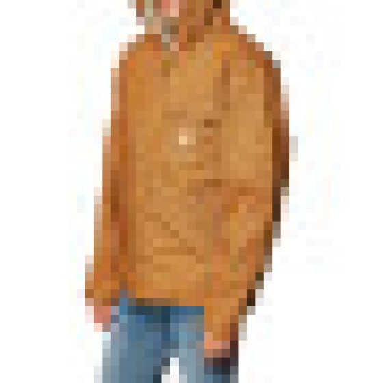 Carhartt メンズ ルーズフィットウォッシュドキャンバスシェルパライナージャケット（ビッグサイズ）ワークコート カーハートブラウン（アメリカサイズ）